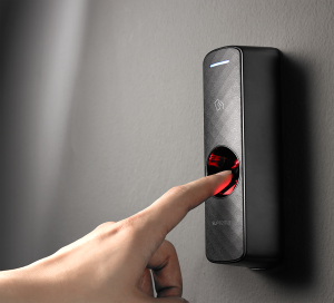 Ditch the Keys: Modern fingerprint door lock with easy touch unlock.