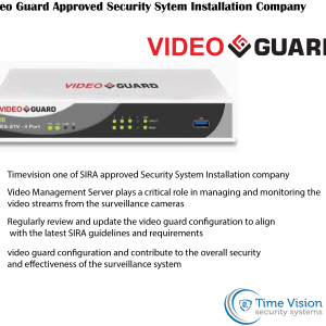 SIRA approved video guard configuration