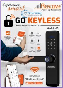 Timevision Security Realtime A9 Smart Door Lock - Keyless Entry & Security