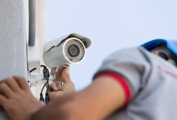High-Definition CCTV Camera Monitoring Dubai Storefront