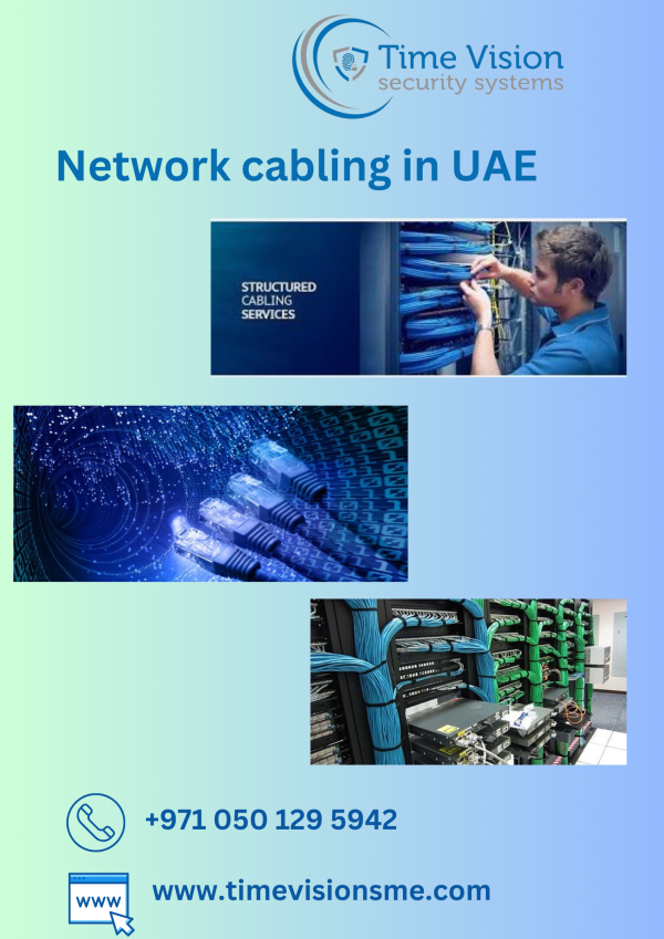 Upgrade Your Network with Professional Cabling in UAE. Time Vision - Network Cabling Experts.